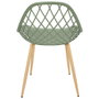 Home Deco Factory Chaise d'extérieur Málaga Verte