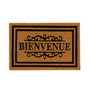 BigBuy Home Paillasson BIENVENUE Marron Noir Fibres de coco