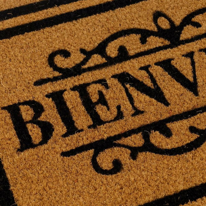 BigBuy Home Paillasson BIENVENUE Marron Noir Fibres de coco BigBuy Home Paillasson BIENVENUE Marron Noir Fibres de coco