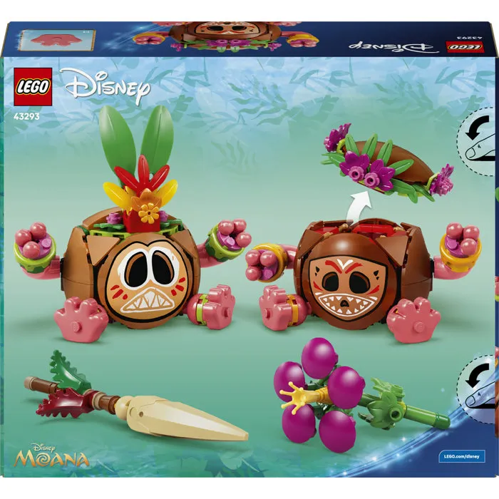 LEGO Disney Vaiana 43293 Kakamora - Jouet de Construction pour Enfant dès 9 Ans