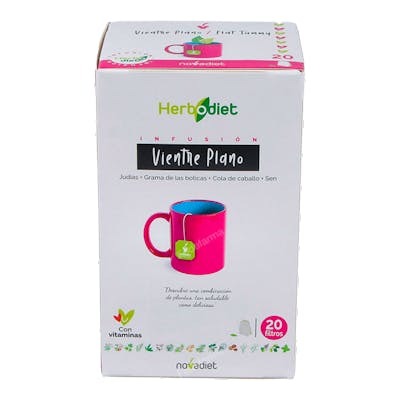 NOVADIET Herbodiet Vientre Plano - 20 sachets filtres de 1,5 g NOVADIET Herbodiet Vientre Plano - 20 sachets filtres de 1,5 g