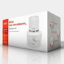 Livoo Hachoir électrique sans fil 200 W, 1,2 L, Blanc
