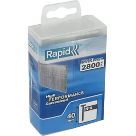 Rapid Agraf Pointe n°8 - 40 mm - Lot de 2800 unités