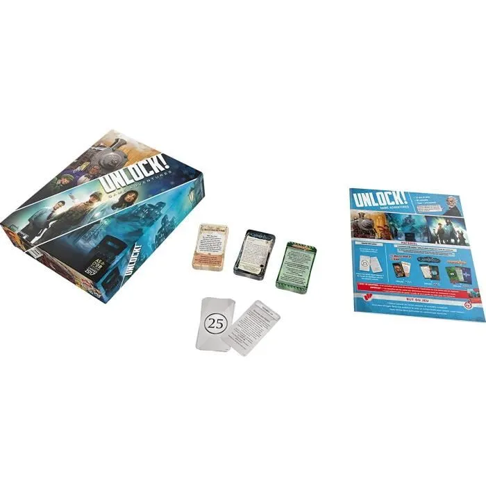 Asmodee Space Cowboys - Unlock! Game Adventures - Escape Game Asmodee Space Cowboys - Unlock! Game Adventures - Escape Game
