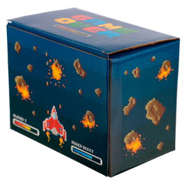 PUCKATOR Taza asa 3D Mando Videojuego Pixel Game Over