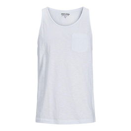 Débardeur Homme Jack & Jones tampa Slub Blanc