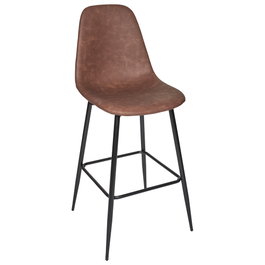 Home Deco Factory Tabouret de bar Marron Amber