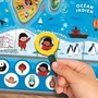 Clementoni Puzzle Magnétique du Monde - Planisphère Educatif avec Animaux, Paysages et Monuments pour Enfants à partir de 3 ans