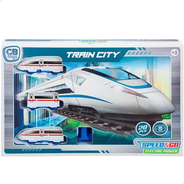 Color Baby Tren Speed Go 56 cm - Train à grande vitesse jouet, 36 mois+, plastique, piles AA