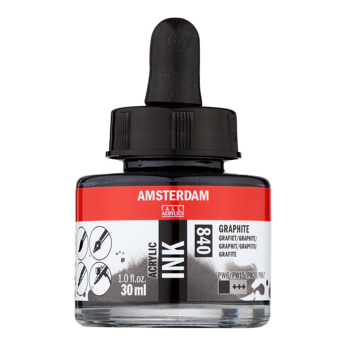 Amsterdam Peinture Acrylique Grafito 840 - 30 ml Amsterdam Peinture Acrylique Grafito 840 - 30 ml