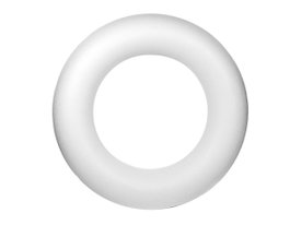 Innspiro Lot de 2 couronnes géométriques en polystyrène de 15 cm