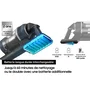 Samsung Aspirateur balai sans fil Jet 85 Complete VS20C85G4TB - 210 AW - Autonomie 60 min - 3 brosses - 580 W - Design compact