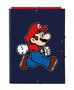 Safta - Classeur format A4 à 3 volets Super Mario "Trick" 26x33,5x2,5 cm - Produit en espagnol