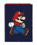 Safta - Classeur format A4 à 3 volets Super Mario "Trick" 26x33,5x2,5 cm - Produit en espagnol
