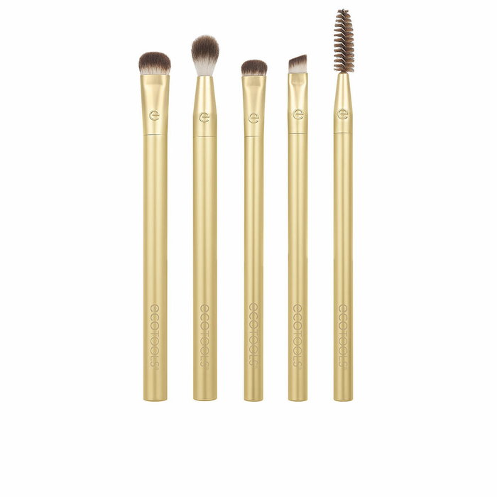EcoTools Lot Éclaircissant Métaux Précieux de 5 Pinceaux pour les Yeux EcoTools Lot Éclaircissant Métaux Précieux de 5 Pinceaux pour les Yeux
