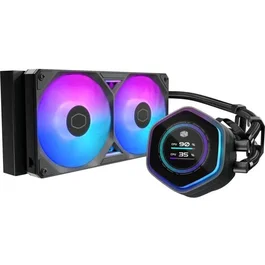 Cooler Master MasterLiquid 240 Atmos II LCD ARGB - Watercooling AIO - 2x Ventilateurs 120mm ARGB - Écran LCD Personnalisable - Compatible Intel LGA 1851/1700 et AMD AM5/AM4