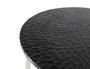GINER Y COLOMER Lot de 2 Tables Basses en Aluminium et Métal Noir, Design Contemporain à Surface Martelée, Finition Artisanale