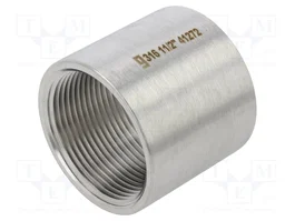 GEBO Manchon Femelle-Femelle G 1 1/2'' Longue et Ronde