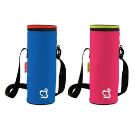 Marbueno SUMMER 10148 Porte-bouteille Polyster Couleurs Néon 1,5L 33x10 cm Camping Plage