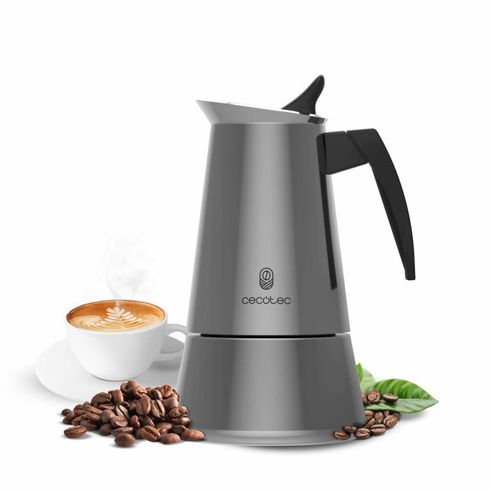 Cafetière Italienne Cecotec Piccolina 200 2 Tasses 100 ml Acier Acier inoxydable Cafetière Italienne Cecotec Piccolina 200 2 Tasses 100 ml Acier Acier inoxydable