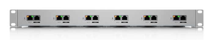 Ubiquiti AI Port Rack Mount 1U - Support de montage en rack en acier SGCC et polycarbonate pour 6 AI Ports