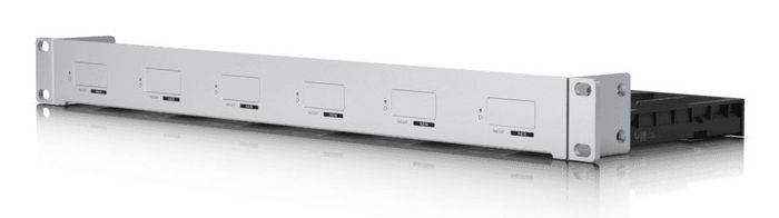 Ubiquiti AI Port Rack Mount 1U - Support de montage en rack en acier SGCC et polycarbonate pour 6 AI Ports