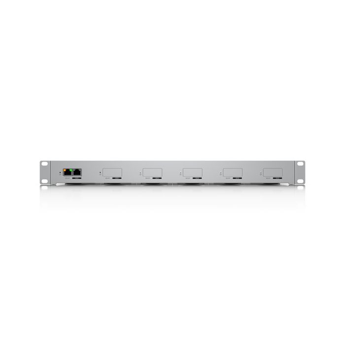 Ubiquiti AI Port Rack Mount 1U - Support de montage en rack en acier SGCC et polycarbonate pour 6 AI Ports