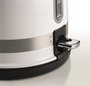 Ariete 2854/01 Bouilloire électrique Moderna 1,7 L blanche - Inox, base 360°, arrêt auto, thermomètre