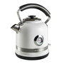 Ariete 2854/01 Bouilloire électrique Moderna 1,7 L blanche - Inox, base 360°, arrêt auto, thermomètre