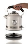 Ariete 2854/01 Bouilloire électrique Moderna 1,7 L blanche - Inox, base 360°, arrêt auto, thermomètre
