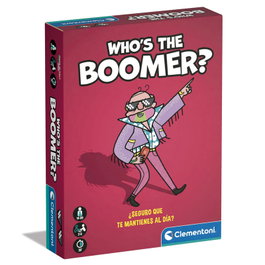 CLEMENTONI Jeu de cartes 'Who's The Boomer' - Version espagnole - Jeu de société humoristique sur la technologie et les générations
