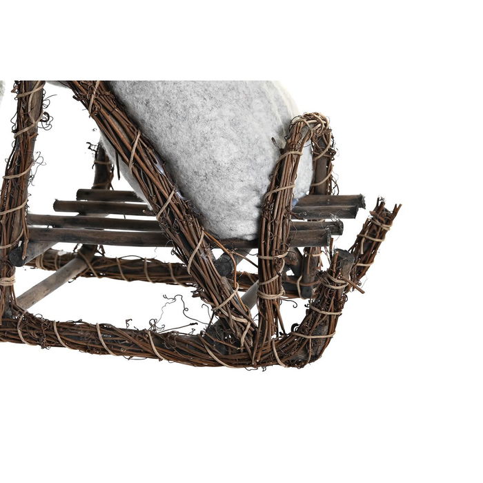 Décorations de Noël DKD Home Decor Gris Père Noël 42 x 22 x 48 cm Décorations de Noël DKD Home Decor Gris Père Noël 42 x 22 x 48 cm