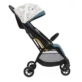 Chicco Poussette Glee Joyful Teal - Poussette légère auto-pliante à 4 roues, idéale pour la ville - Bleu