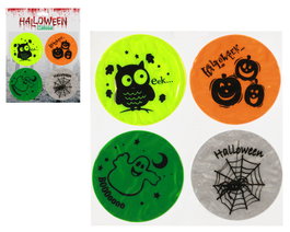 Assiettes décoratives Halloween en 4 couleurs