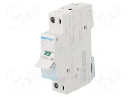 HAGER Interrupteur d'isolation 16A 230VAC 1P pour rail DIN