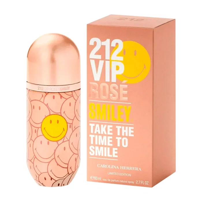 Carolina Herrera 212 VIP Rose Smiley Eau de Parfum 80 ml