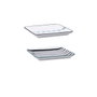 Bidasoa Plateau apéritif Zigzag Multicouleur Céramique Carré 15 x 15 cm (Lot de 2)</div>