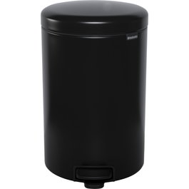 Brabantia Newicon Poubelle à pédale 20,0 L noir mat