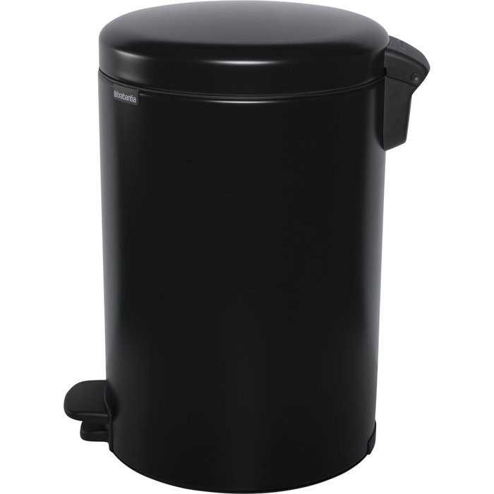 Brabantia Newicon Poubelle à pédale 20,0 L noir mat
