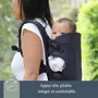 Dreambaby Journey - Porte-bébé réglable 3-en-1 Noir, pour nouveau-né et enfant jusqu'à 15 kg, 3 positions de portage ergonomique pour confort et sécurité