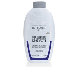 Byphasse GROOVY PARADISE Homme Gel douche et Shampoing 2 en 1 600 ml