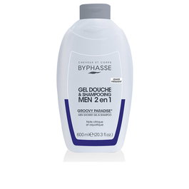 Byphasse GROOVY PARADISE Homme Gel douche et Shampoing 2 en 1 600 ml
