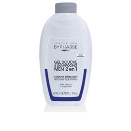 Byphasse Gel douche & shampooing 2 en 1 pour hommes Groovy Paradise 600 ml