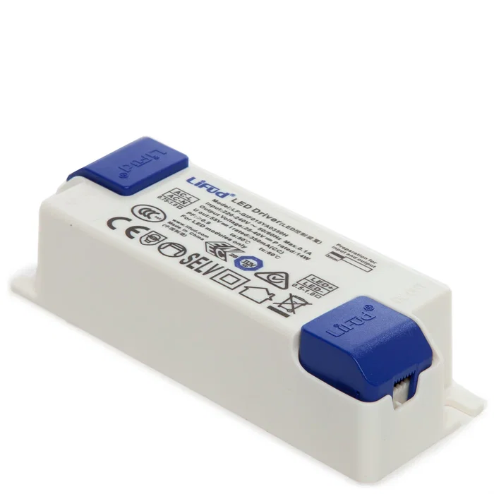 LIFUD Driver LED 8-15W, Entrée 220-240VAC, Sortie 25-40VDC, Anti-scintillement