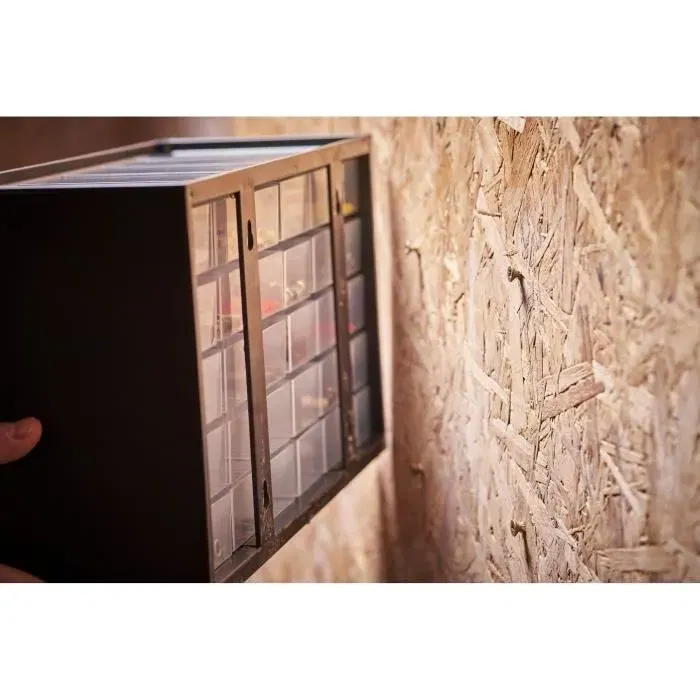 Stanley 1-93-980 Casier de rangement avec 30 compartiments pour outils et accessoires