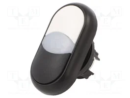 EATON ELECTRIC Commutateur double plat 22mm blanc/noir IP66