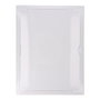 Edm Tapa de registro rectangle encastrable ABS 30x40 cm blanche pour pladou avec mécanisme push-pull