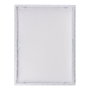 Edm Tapa de registro rectangle encastrable ABS 30x40 cm blanche pour pladou avec mécanisme push-pull