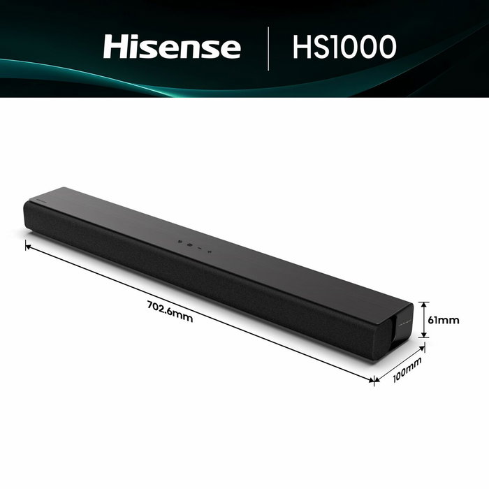 Hisense HS1000 Barre audio 120W Noir