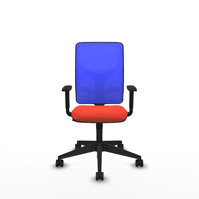 PIQUERAS Y CRESPO Chaise Motilla Synchro Orange foncé et Bleu